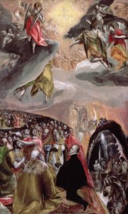 The Adoration of the Name of Jesus by El Greco